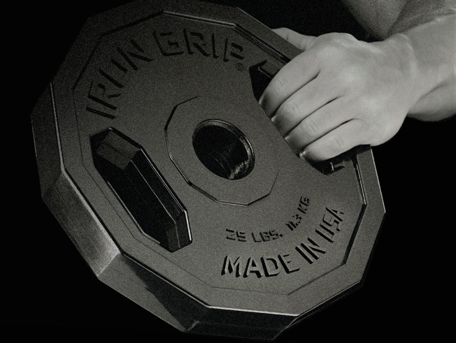 Plates And Dumbbells, Iron Grip