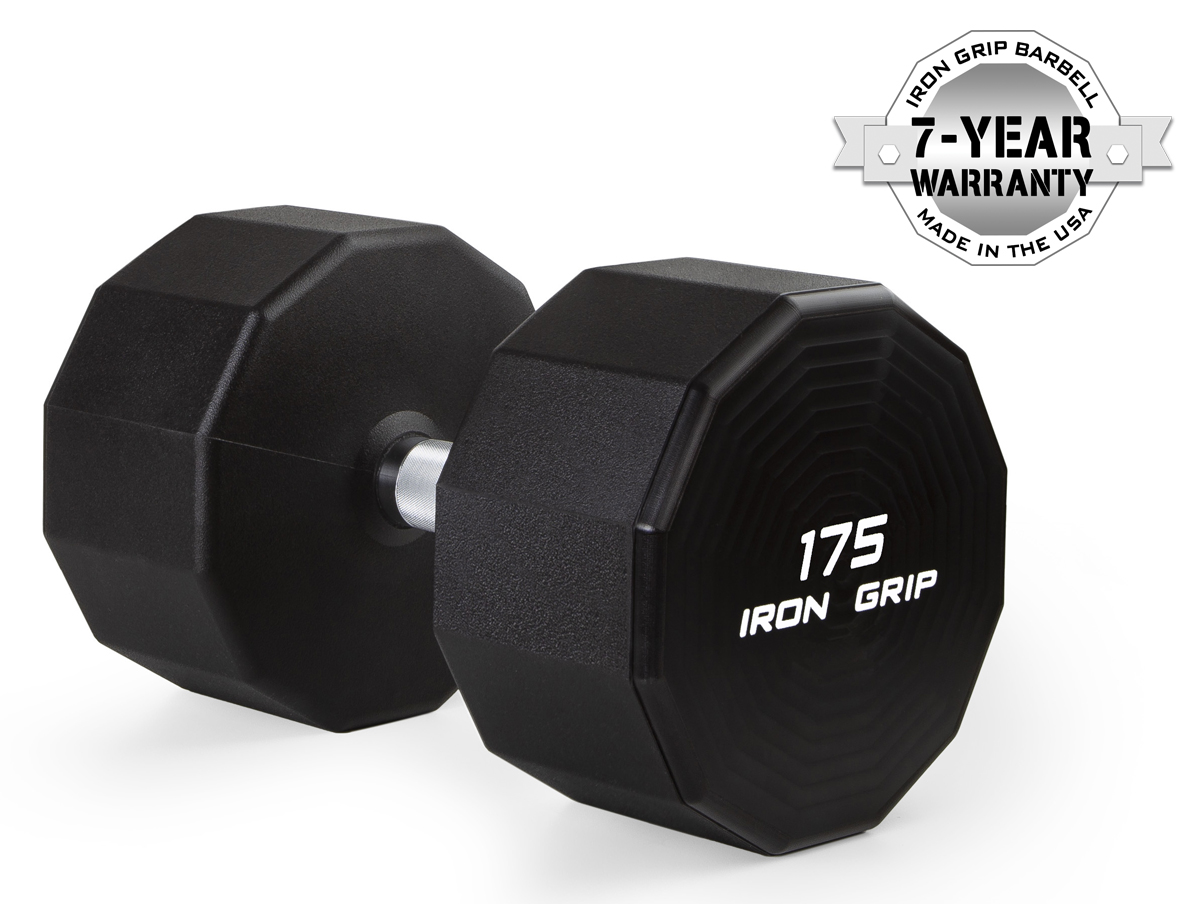 Iron Grip Updates Urethane Line with New MAX™ Dumbbell and 7-Year Warranty